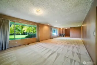 Huge Living Room + Open Dining Room