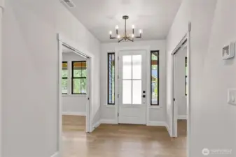 Spacious entry way.