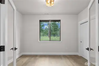 Bedroom #3/Optional Study with french doors