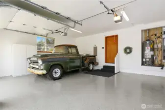 attached 2 car garage