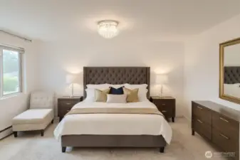 Option 2 Bedroom Back Wall Virtual Staging