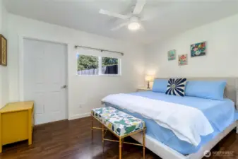 Primary Bedroom with door to outside