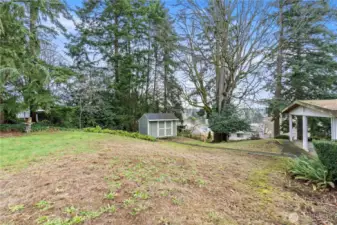 Street view of second lot with the Work Shop