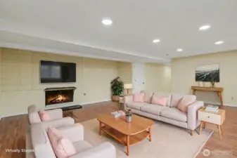 Down stairs-Virtually staged