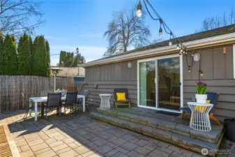 So private and lovely back here