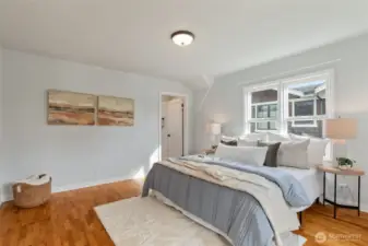 Upstairs primary suite