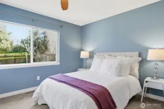 Entrance to the third bedroom is off the bonus/flex room.