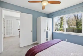 Entrance to the third bedroom is off the bonus/flex room.