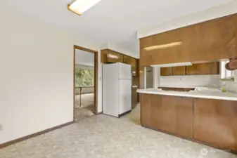 Vintage charm meets layout potential.