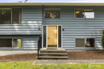 Step into potential! That original door is just waiting for a fresh coat of paint (or keep it for a pop of mid-century flair).