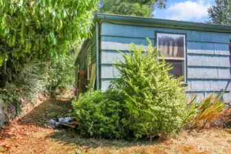 North side of the home.