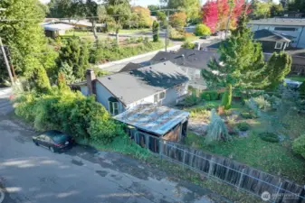 Looking NE from 23rd Ave NE toward home.