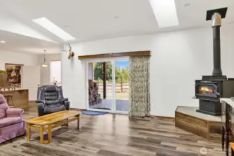 door to back covered patio