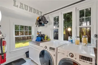 main floor laundry room. Bright and cheery