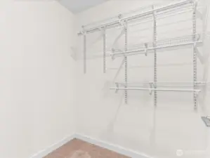 Walk-in closet.