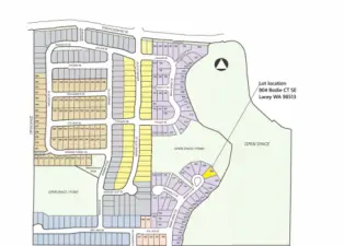 Lot location  804 Bodie Ct SE Lacey WA 98513