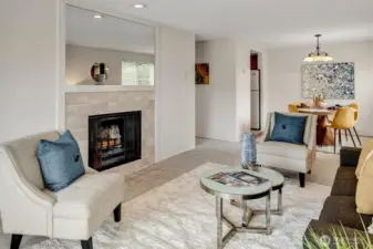 Its time to think about chillier weather. This fireplace will add warmth and comfort.