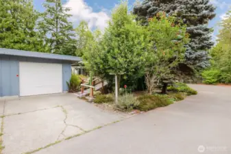Enter this peaceful oasis on a ramp with secure handrails.