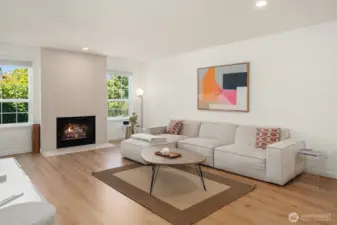Style and comfort abound in this modern oasis in the city.