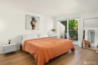 Primary en suite opens to private balcony.