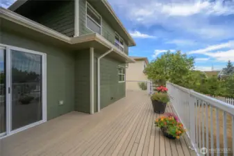 Spacious Deck - Great Place for Morning Coffee and Evening Beverages!