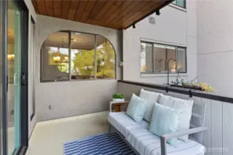 Private balcony