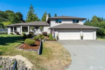 The perfect Custom Built One Owner Tri-level 3 Car Garage home with RV parking available on the garage side yard.