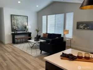 Vaulted ceilings and huge windows for an abundance of natural light.