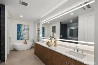 Primary Bathroom Suite.