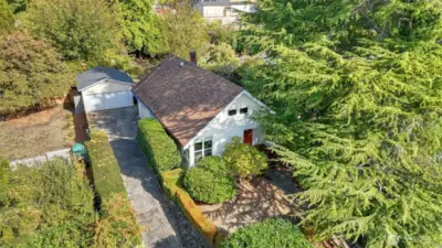 Enjoy a private setting with lush landscaping and plenty of outdoor space to enjoy.