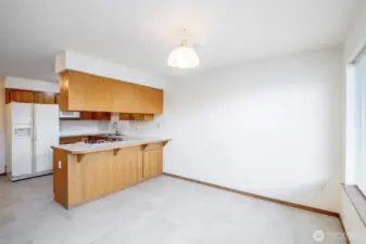 Dining and kitchen eating bar