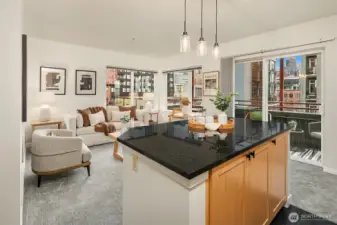 Corner unit that is flooded with natural light!