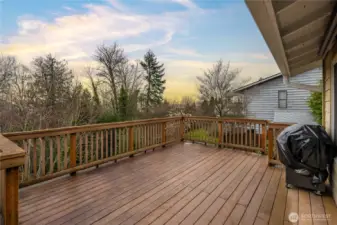 Lots of entertaining space to enjoy sunsets and your favorite beverage and BBQ.