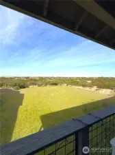 Living room with ocean views