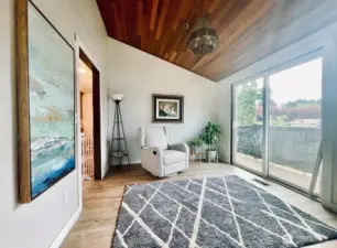 Dining room with access to wrap-around deck