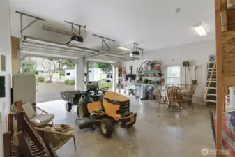 Attached garage