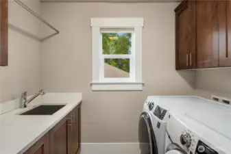 Upstairs laundry