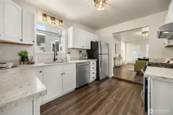 Spacious kitchen ready for entertaining