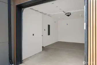 Epoxied garage floor