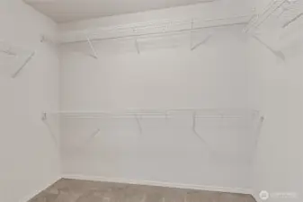 Large Walk In closet for the primary suite