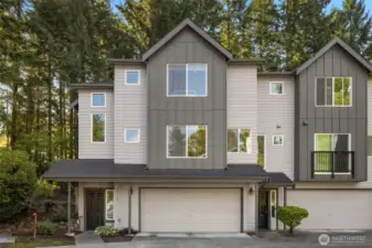 Spacious 2 car garage