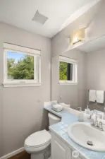 Updated powder room
