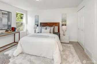 Primary bedroom with ensuite