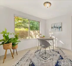 First floor bedroom, office or flex space