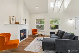 Spacious vaulted ceilings!