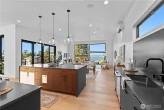 High-end, commercial-grade kitchen appliances