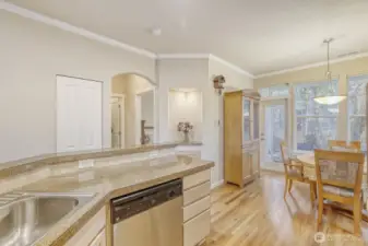 Beautiful granite countertops.