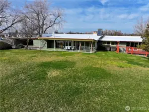 View of the back of the home