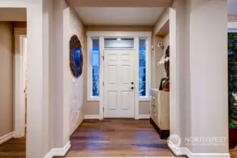 Inviting entry foyer. Photo for illustration purposes only & not of actual home available for sale. The Elm design by Toll Brothers built in a previous community.