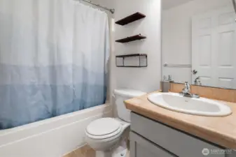 Main floor full bath.